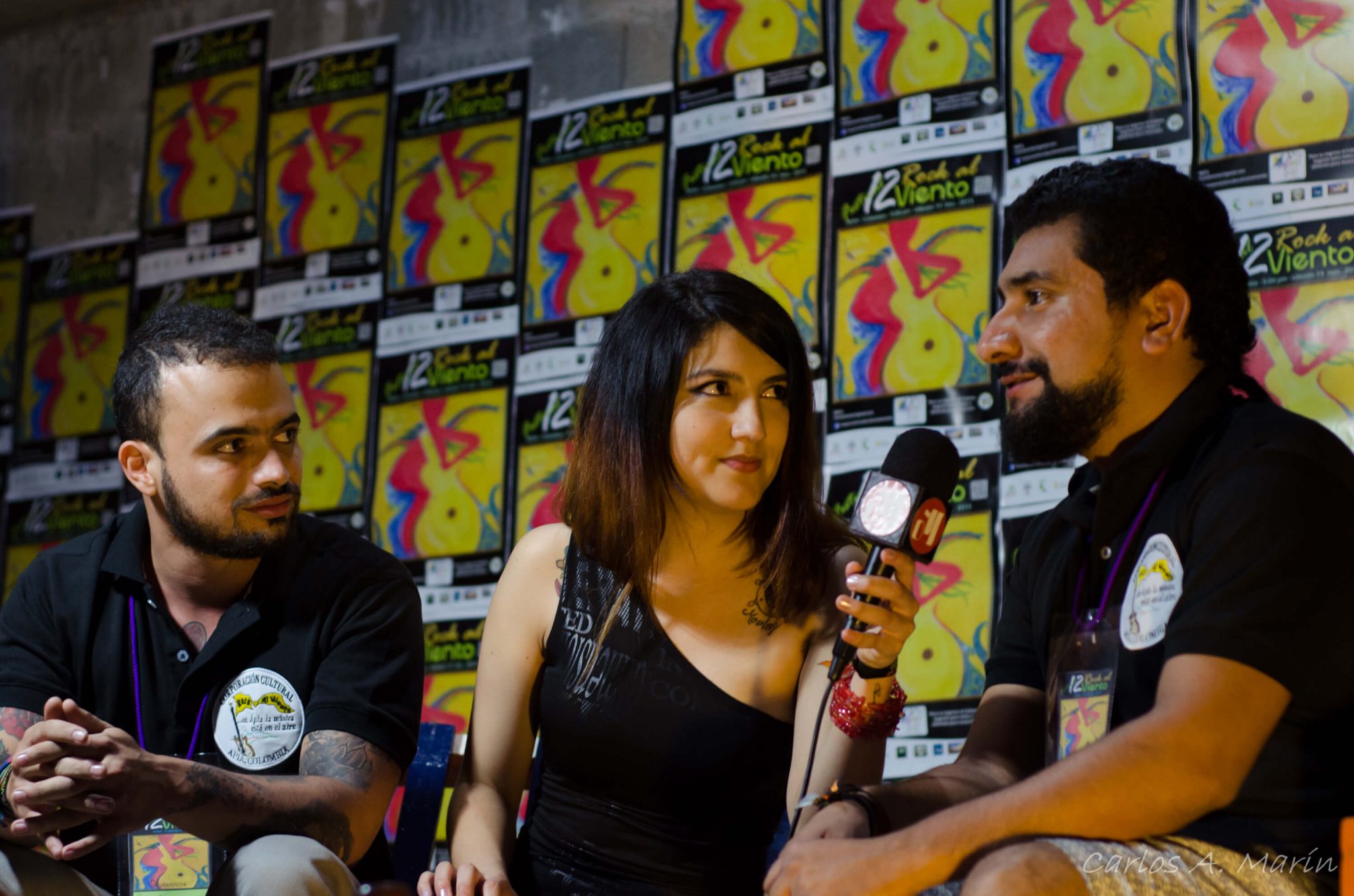 entrevista en el 12º festival rock al viento a Jaime Loaiza  y Carlos Vanegas  entrevista a Jaime Loaiza y Carlos Vanegas para la morena tv festival rock al viento